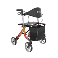 Aspire Vogue Lightweight Seat Walker - Flower