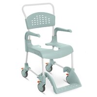 ETAC Clean Mobile Shower/Commode Chair - Lagoon