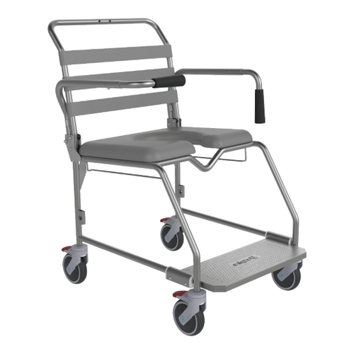 Transporter Commode 53 cm Attendance Propelled with Platform